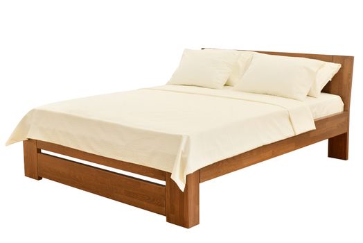 bed isolated on white