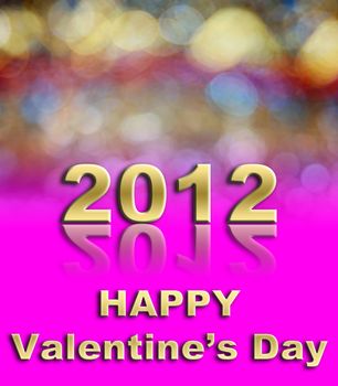 Happy Valentine day using for holiday background