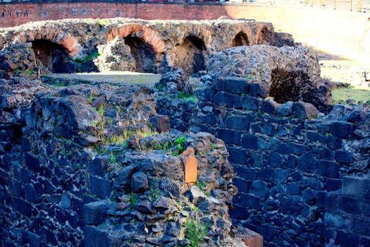 Roman ruins in Piazza Stesicoro, Catania - Italia