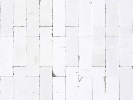 White Light Weight Concrete Brick Pattern
