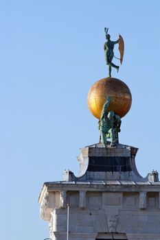 Punta della Dogana di Mare in Grand Canel Venice , Italy