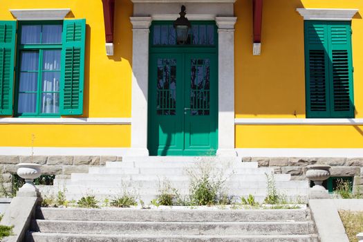 Yellow house in Trieste - Italy