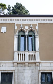 Bifore in a Venetian house, Trieste