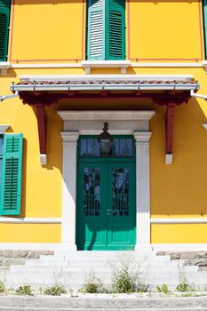 Yellow house in Trieste - Italy