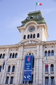 Town Hall in Trieste, Italy