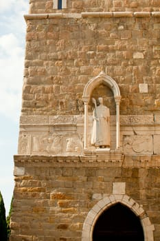 Statue in St. Giusto church, Trieste - Italy