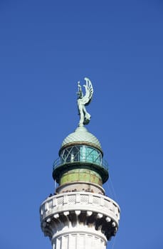 Lighthouse on the blue sky, Trieste - Italy