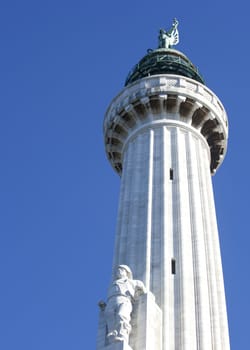 Lighthouse on the blue sky, Trieste - Italy