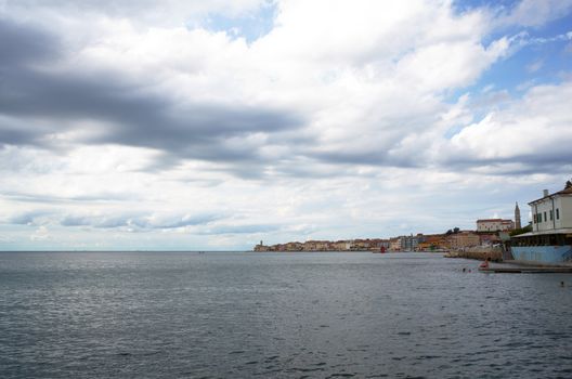 View of Piran sea, Slovenia