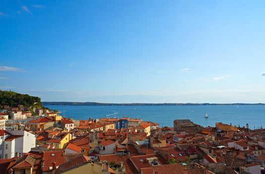 View of Piran roof, Slovenia