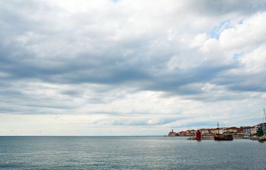 View of Piran sea, Slovenia
