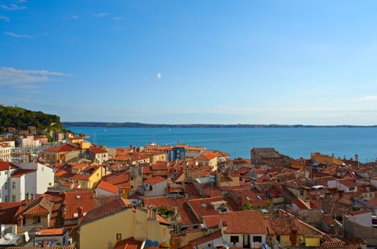 View of Piran roof, Slovenia