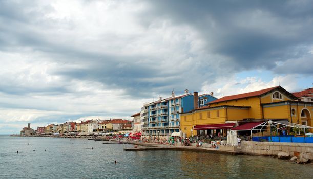 View of Piran sea, Slovenia