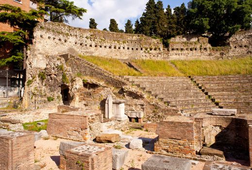 Roman Theater in Trieste, Italy