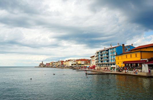 View of Piran sea, Slovenia