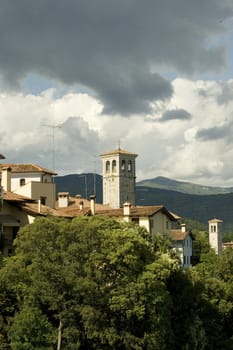 Bell tower of St. Pietro and St.Biagio, Cividale del Friuli - Italy
