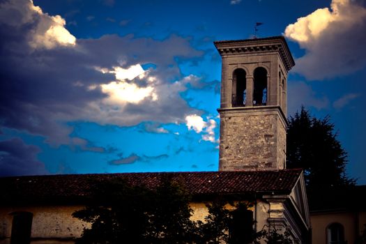 Bell tower of St. Pietro and St.Biagio, Cividale del Friuli - Italy