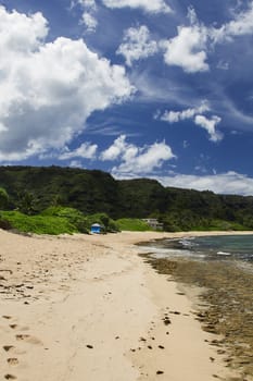 Beach on the island of Oahu, use for the filming of lost