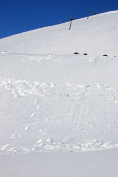 Etna, volcano of Sicily covered by snow, Sicily
