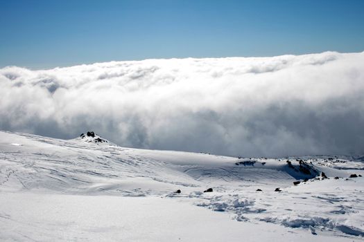 Etna covered by snow - Sicily, Italy