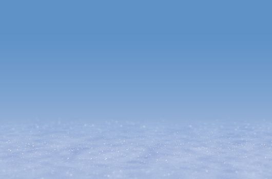 Pure soft snow background in a blue tones