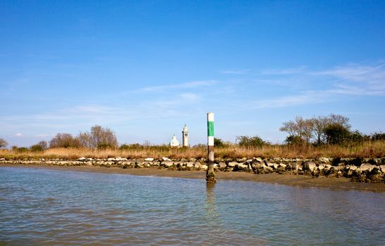Marian Shrine on the island of Barbana, Grado - Italy