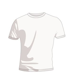 Plain white t shirt for man or boy with room for text
