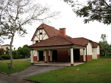 Front Of bungalow House With Landscaped Yard