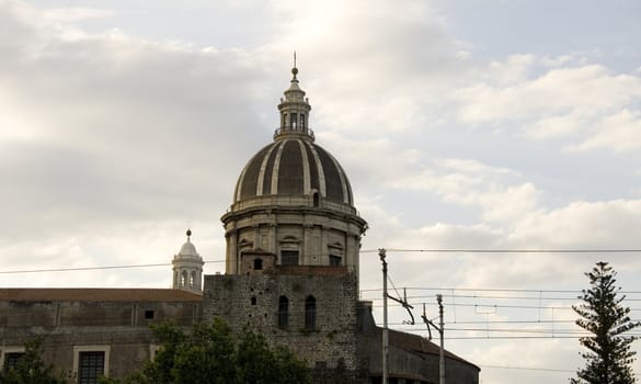 Dome of Catania cathedral, Italy