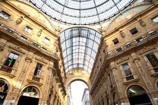 Gallery Vittorio Emanuele II in Milan, Italy