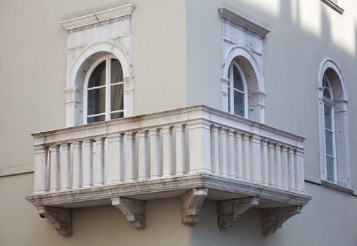 Classic balcony in Trieste - Italy