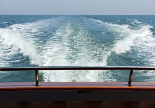 Seaview of a Ferry boat - Grado
