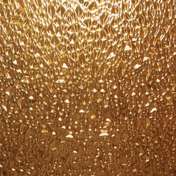 fluted glass, close-up