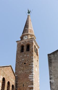 Bell tower of a church, Trieste