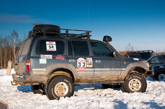 Toyota Land Cruiser suv
Car on background the Russian winter.
February 19, 2011. Mattrazz Trophy # 18