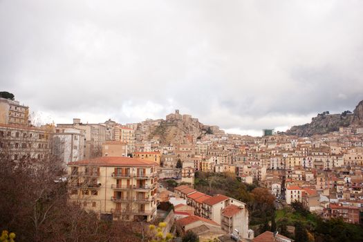 View of Nicosia, Sicily - Italy