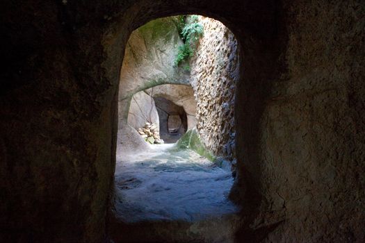 Arc of medieval castle, Sperlinga - Sicily