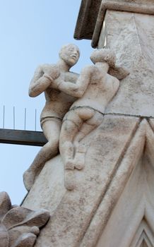 Statue on Milan cathedral - Italy