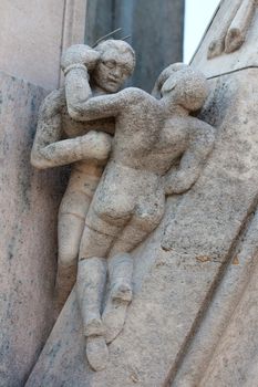Statue on Milan cathedral - Italy