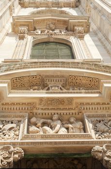 Detail of Milan cathedral, Italy