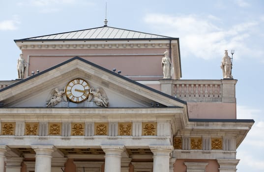 Stock exchange building, Trieste - Italy