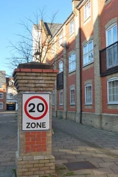 Speed limit sign