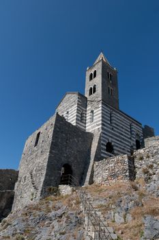 St. Peter's Church in Portovenere, Liguria, Italy