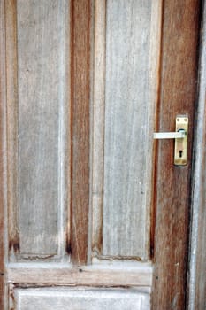 old wooden door