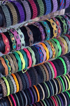 image bracelet braided color homemade