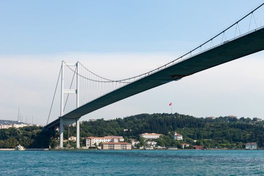 Istambul - Bosporus Bridge connecting Europe and Asia 