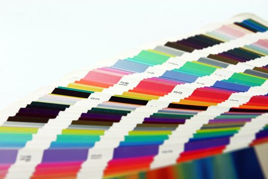 graphic arts colors scale closeup for background