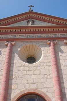 Historic Spanish mission in Santa Barbara, California