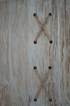 rope and old wood background texture