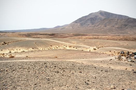 Landscape image from the isle of Lanzarote, Canarias.